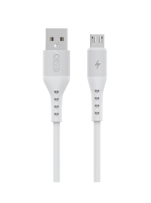 Cabo de dados Revestido de Silicone 2.4A Micro USB