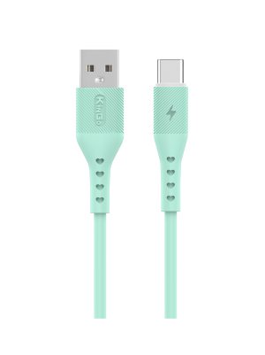 Cabo de dados Revestido de Silicone 2.4A Type-C