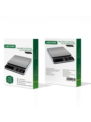 Balança Digital Alta Precisão 3kg BL-723 LECOVER