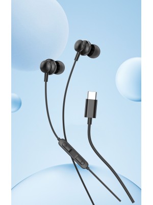 Fone de Ouvido Estéreo Type C - R-40 - PRETO