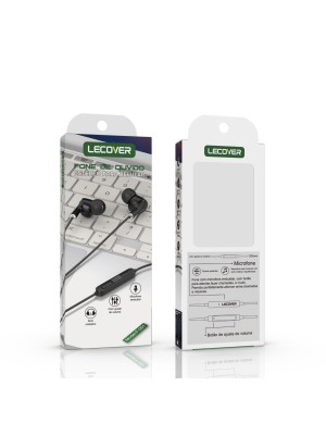 Fone de Ouvido F-51 - Preto