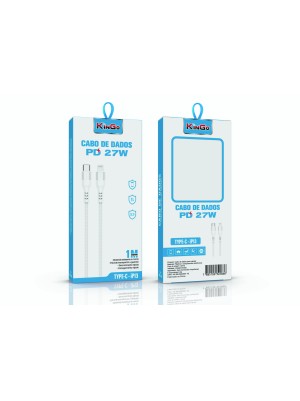 CABO DE CORDA 2.4 TYPE C - IP 27W - BRANCO